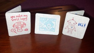 Teeny valentines for coworkers and friends