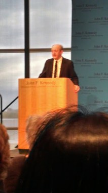 Billy Collins reads at the JFK Library, May 2014