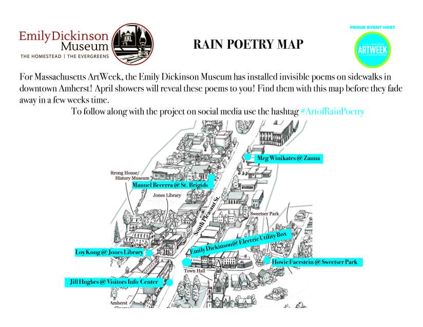 Rain poem map