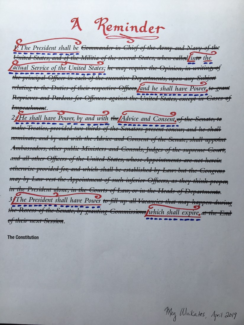 Constitutional Reminder